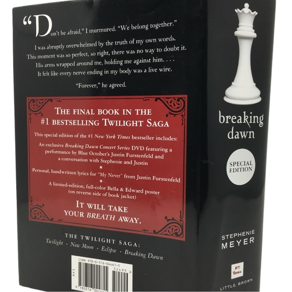 Breaking Dawn w/extras Special Edition DVD Poster Bonuses Hardcover Book - Picture 2 of 15